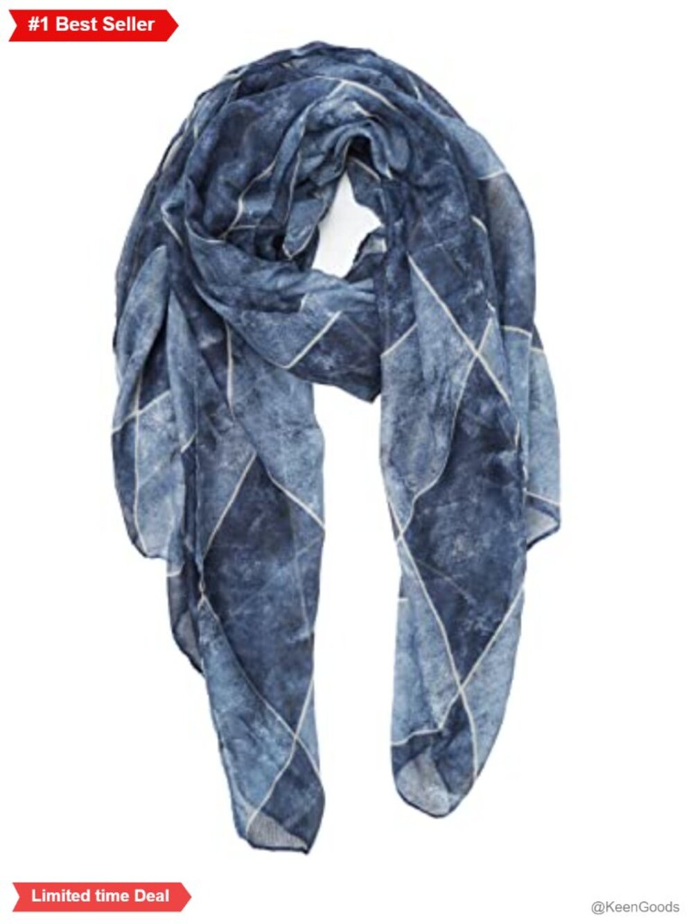 Oversized Floral Print Shawl Scarf Lightweight Voile Wrap